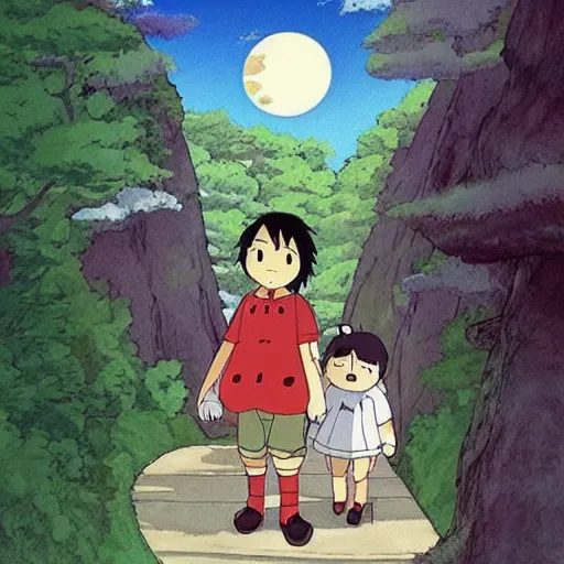 Image similar to mashup by studio ghibli