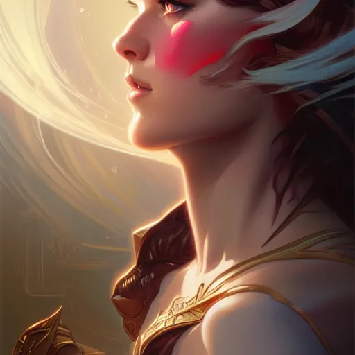 Image similar to Adora, She-ra, fantasy, intricate, elegant, highly detailed, digital painting, artstation, concept art, matte, sharp focus, illustration, art by Artgerm and Greg Rutkowski and Alphonse Mucha