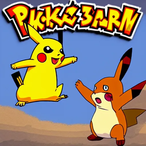 Image similar to pikachu vs charizard