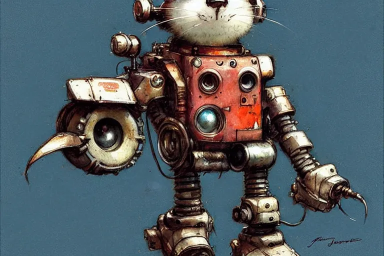 Image similar to adventurer ( ( ( ( ( 1 9 5 0 s retro future robot mouse explorer vehical. muted colors. ) ) ) ) ) by jean baptiste monge!!!!!!!!!!!!!!!!!!!!!!!!! chrome red