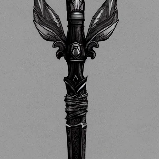 Image similar to a small dagger made of shadow, concept art, detailed, digital art,