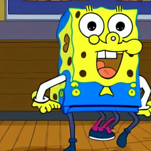 Image similar to stephen curry as a spongebob character drawn in super high resolution, hanging out with the other characters in the show