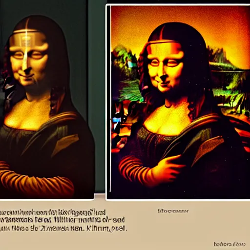 Image similar to Kim Kardashian as the Mona Lisa