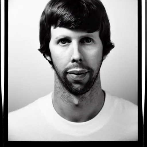 Prompt: Mugshot Portrait of Jon Heder, taken in the 1970s, photo taken on a 1970s polaroid camera, grainy, real life, hyperrealistic, ultra realistic, realistic, highly detailed, epic, HD quality, 8k resolution, body and headshot, film still, front facing, front view, headshot and bodyshot, detailed face, very detailed face