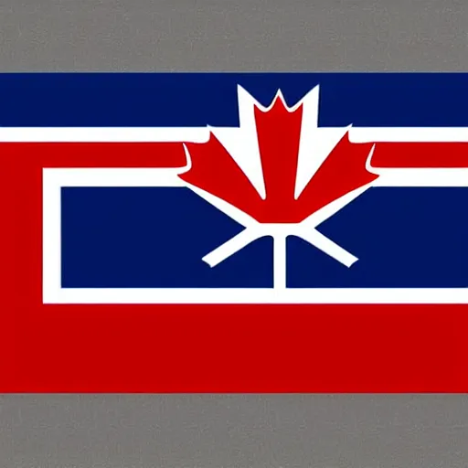 Prompt: the new flag of canada. simple