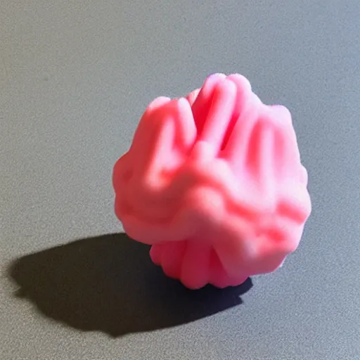 Image similar to a 3d printed plumbus, fully functional, fresh from the printer