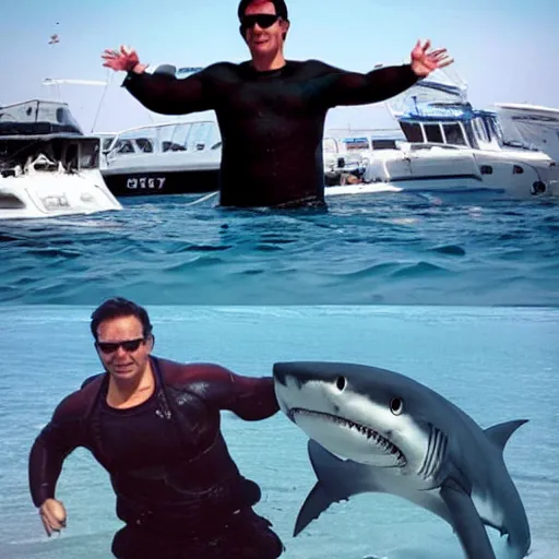 Image similar to shark wahlberg.