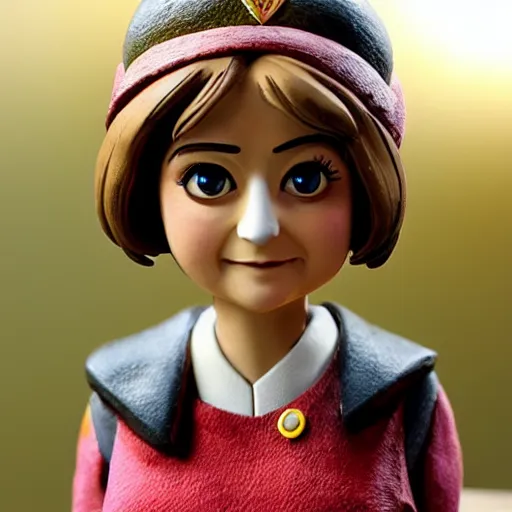 Image similar to jenna coleman figurine by pixar