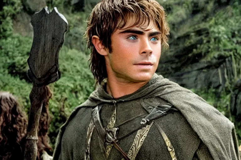 Image similar to zac efron in lord of the rings