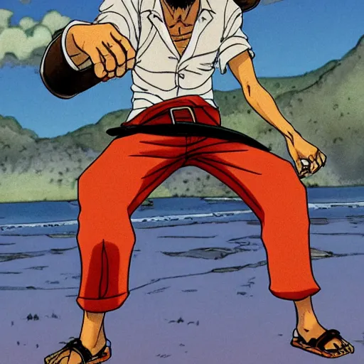 Image similar to walter white as luffy