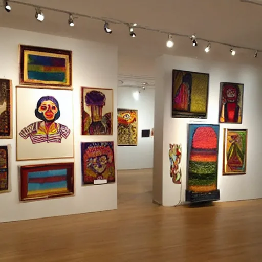 Image similar to peruvian art exhibition