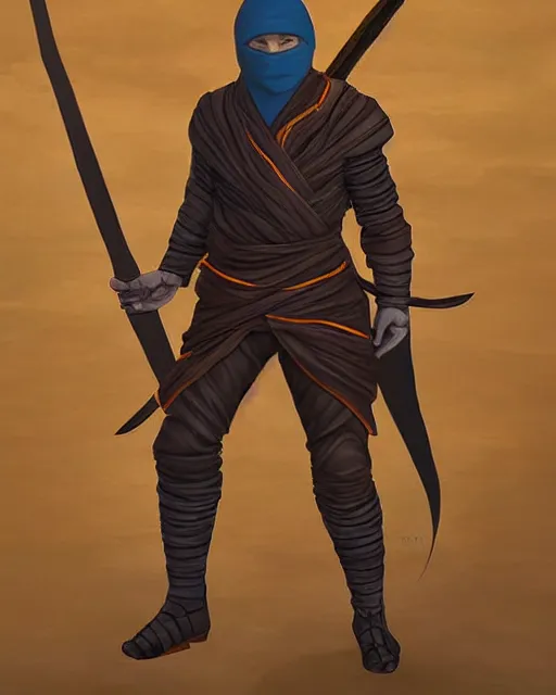 Prompt: a oil painting full body character portrait of a ninja / cleric in the style of moebius in the style of leonard boyarsky trending on artstation deviantart pinterest furaffinity detailed photorealistic highlights and shadow hd 8 k post - processing high resolution