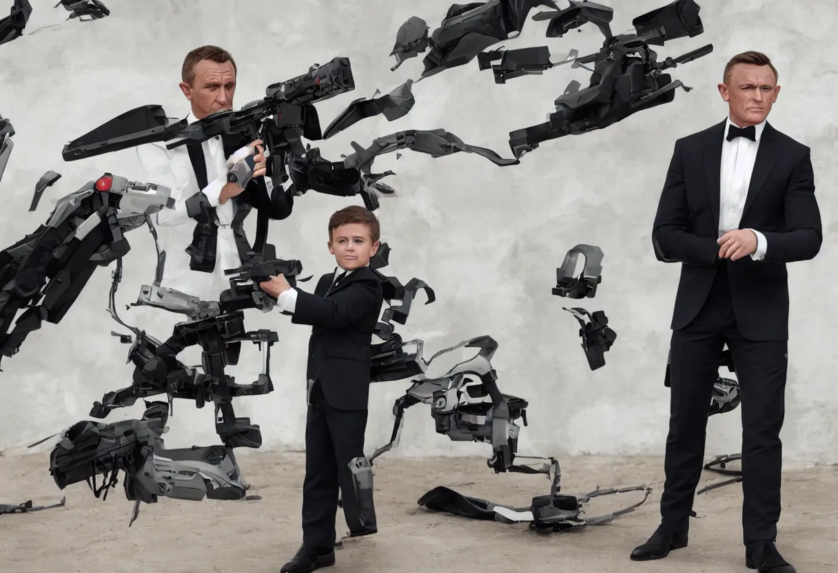 Prompt: photograph of new james bond movie gadget designed for a child