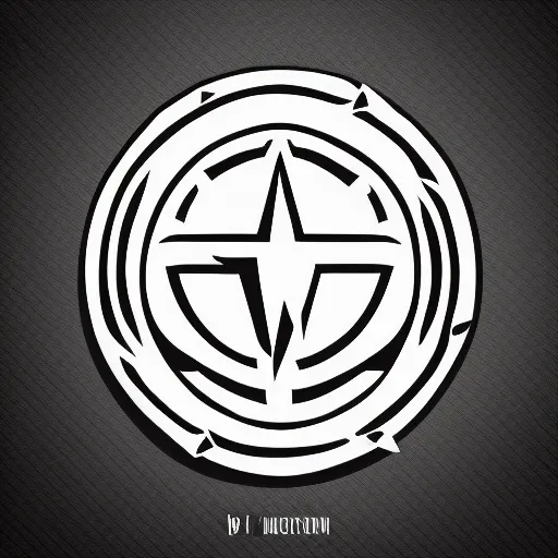 Prompt: vector symbol for a fictional guild, iconic, clean, white background, artstation