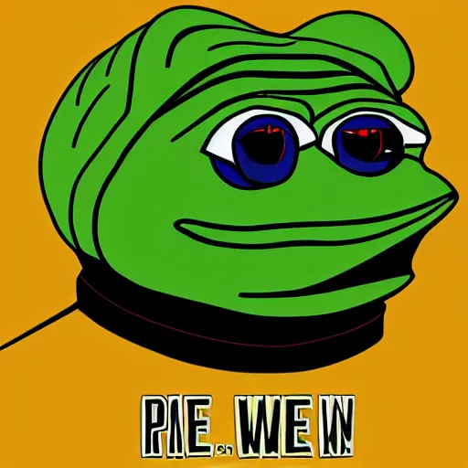 Image similar to pepe the frog!!!, yellow ocean!, feels good man, 4 chan, memes, magic, kek, award - winning, photorealistic, digital illustration