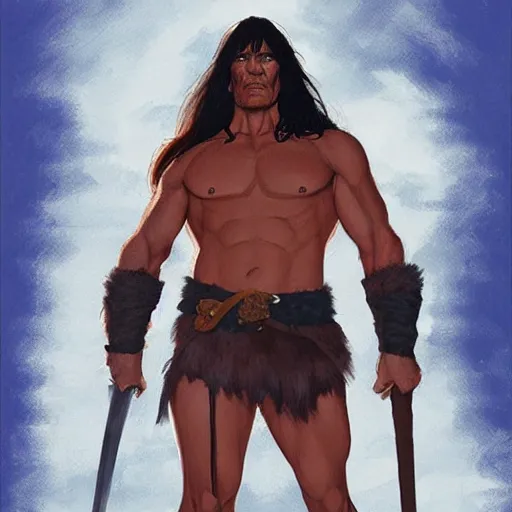 Image similar to Conan the Barbarian by Phil Noto