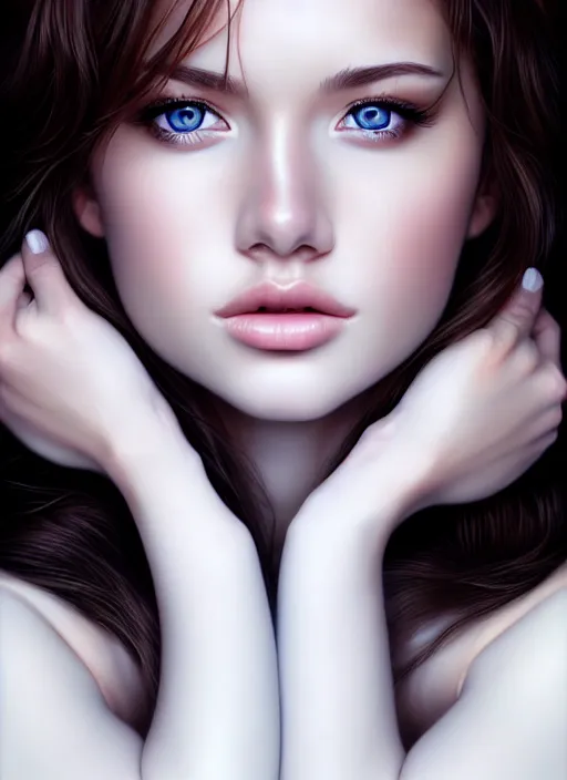 Image similar to a gorgeous female photo, professionally retouched, realistic, smooth face, perfect eyes, symmetrical, full body shot, wide angle, sharp focus on eyes, 8 k high definition, insanely detailed, intricate, elegant, art by artgerm