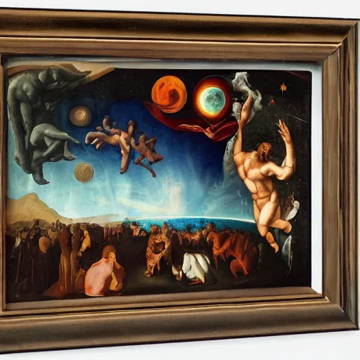 Image similar to the creation of the universe.