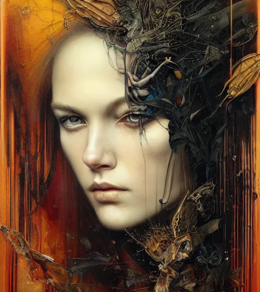 Image similar to portrait of the last touch by karol bak, James Jean, tom bagshaw, Nicola Samori, hyper detailed.