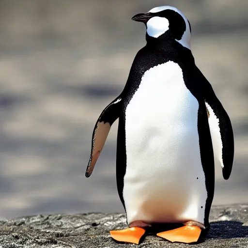 Image similar to humanoid penguin