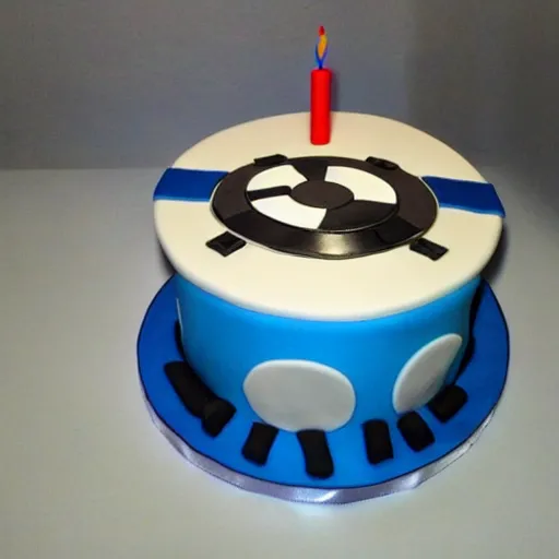 Image similar to Birthday cake in the shape of a DJ desk