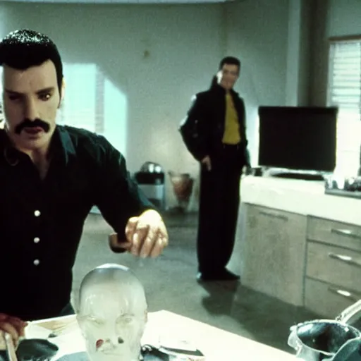 Prompt: Freddy Mercury in Breaking Bad