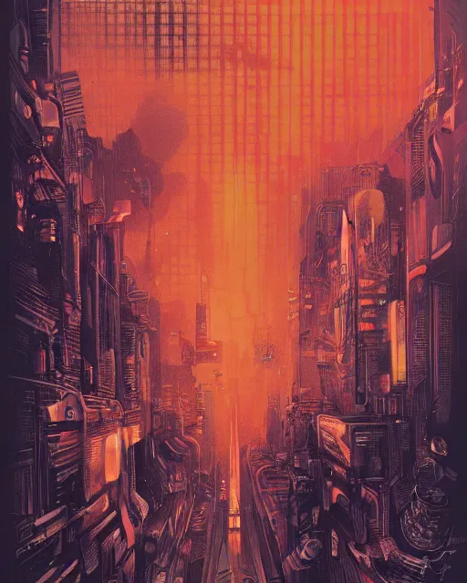 Image similar to blade runner by john alvin, movie poster, hyper detailed