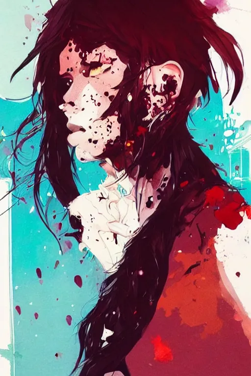 Image similar to luv is rage, by conrad roset, greg rutkowski and makoto shinkai trending on artstation