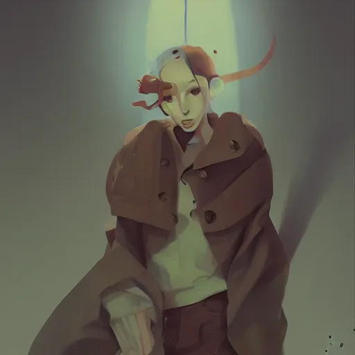 Prompt: BNA Anime , artwork by Sergey Kolesov, arstation,