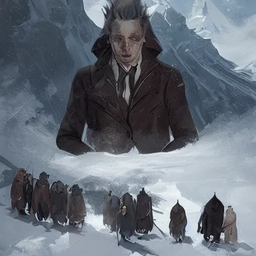 Image similar to incredible creatures of Grindelwald, digital Art, Greg rutkowski, Trending artstation,cinematographic