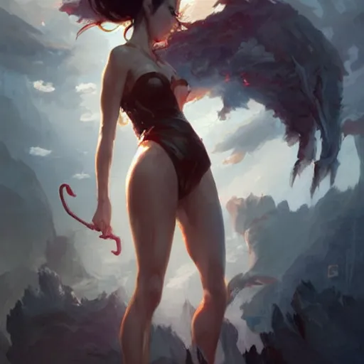 Image similar to by wlop, artgerm, greg rutkowski