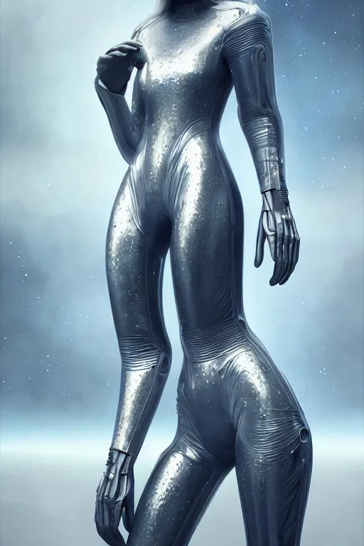 Prompt: epic professional digital art of stunningly gorgeous female starship astronaut in futuristic outfit by leesha hannigan, iris van herpen, artstation, cgsociety, wlop, epic, much wow, much detail, gorgeous, detailed, masterpiece