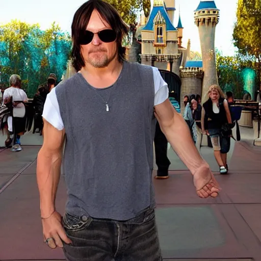 Image similar to norman reedus at disneyland