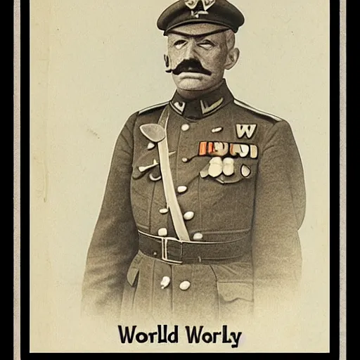 Prompt: World War 1 general