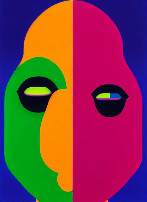 Image similar to person wearing a balaclava by shusei nagaoka, kaws, david rudnick, airbrush on canvas, pastell colours, cell shaded, 8 k