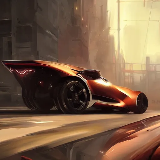 Prompt: dream car, elegant, digital painting, concept art, smooth, sharp focus, art style from Wang Ke and Greg Rutkowski and Bruce Kaiser and Scott Robertson and Dmitry Mazurkevich and Doruk Erdem and Jon Sibal, small style cue from Blade Runner and Minority Report and iRobots