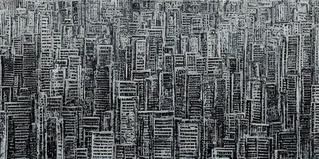 Image similar to Hanoi cityscape by HR Giger and Canatello