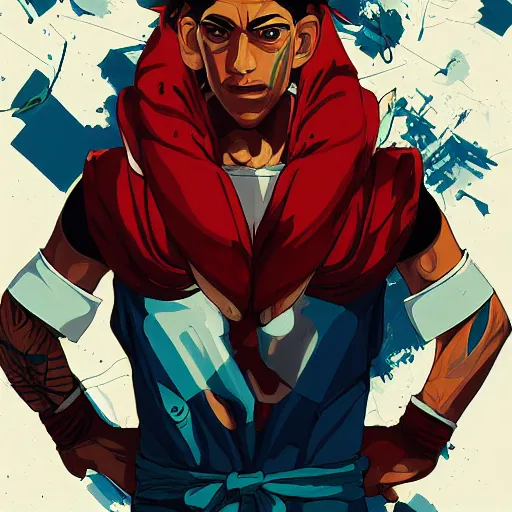 Prompt: Street Fighter 2 Vega Claw profile picture by Sachin Teng, asymmetrical, Organic Painting , Adidas, Impressive, Claw, Vega Mask, Violent, Dark, Rose Background, Snake, Powerful, geometric shapes, hard edges, energetic, graffiti, street art:2 by Sachin Teng:4