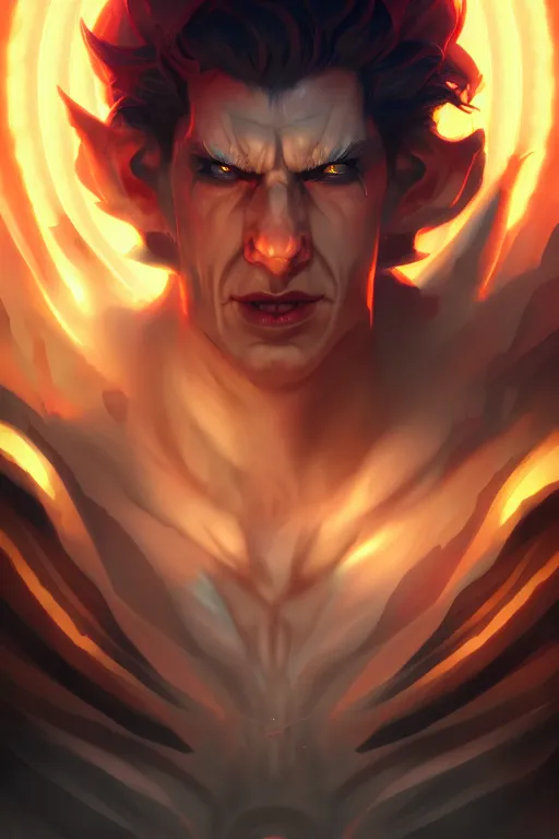 The God Hades, Hellish Setting, Portrait, Sharp Focus, 