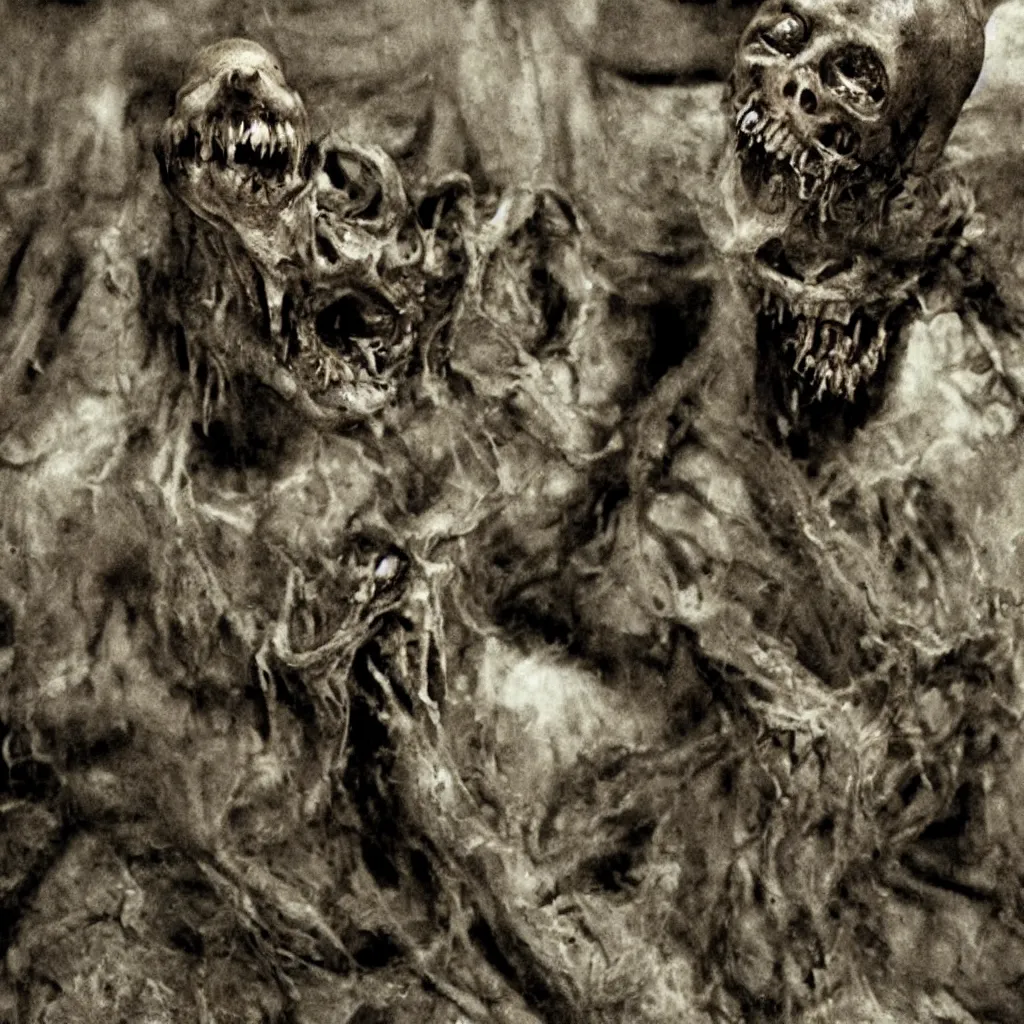 Image similar to Horrifying creature, horror, eerie