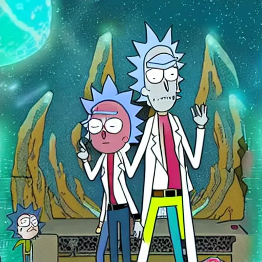 Prompt: Rick and morty