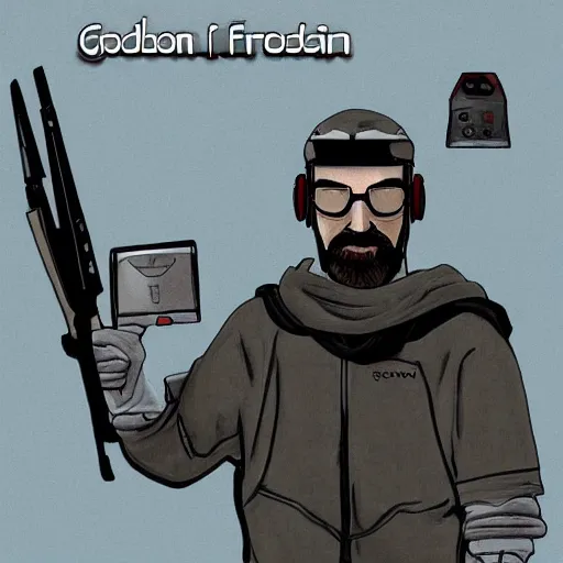 Image similar to Gordon Freeman lofi hip hop