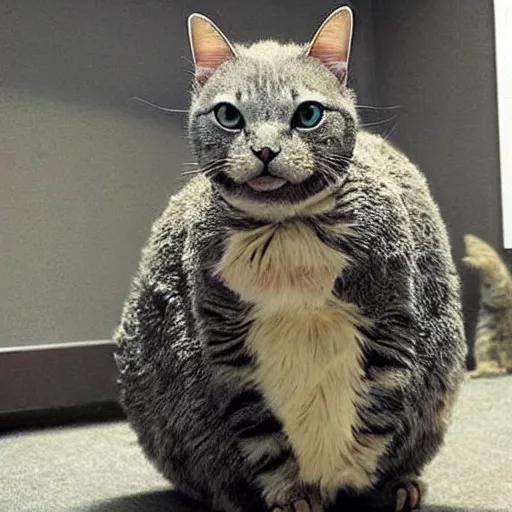 Image similar to godzilla cat