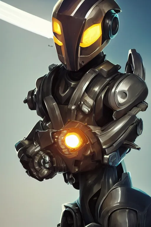 Image similar to epic mask helmet robot ninja portrait stylized as fornite style game design fanart by concept artist gervasio canda, behance hd by jesper ejsing, by rhads, makoto shinkai and lois van baarle, ilya kuvshinov, rossdraws global illumination radiating a glowing aura global illumination ray tracing hdr render in unreal engine 5