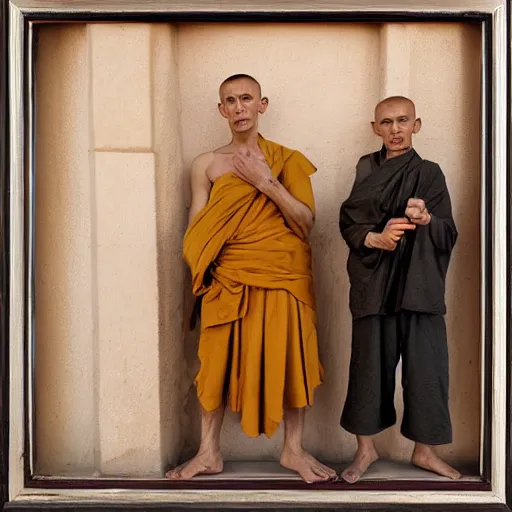 Image similar to oleg vdovenko, swat, monks