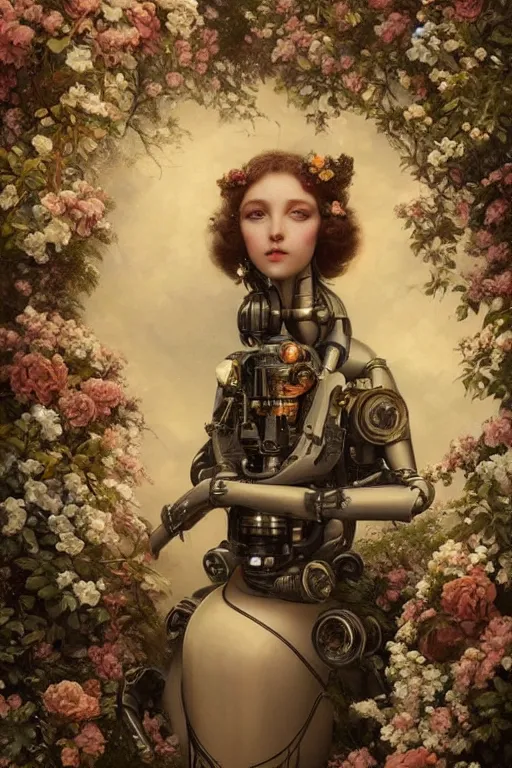 Prompt: a beautiful ultradetailed vintage photo of an xolo, by tom bagshaw and anna dittman, portrait, vignette, 3 5 mm lens, golden ratio composition, detailed faces, studio photography, very detailed, robot dogs overgrown with flowers, artstation, 8 k, highly coherent