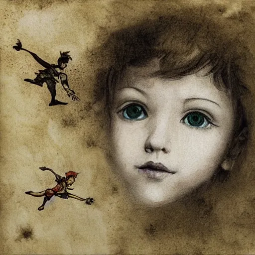 Image similar to Peter pan by LeonardoDaVinci