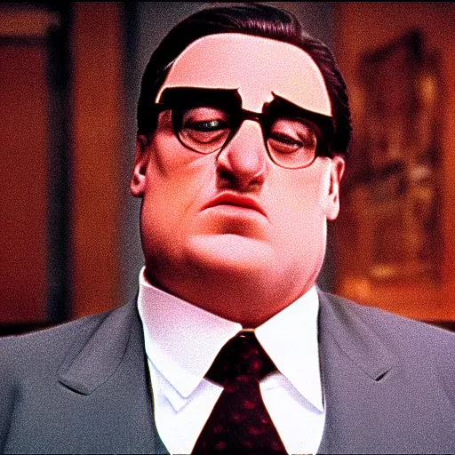 Image similar to Peter Griffin from the Godfather (1980), 8k photography