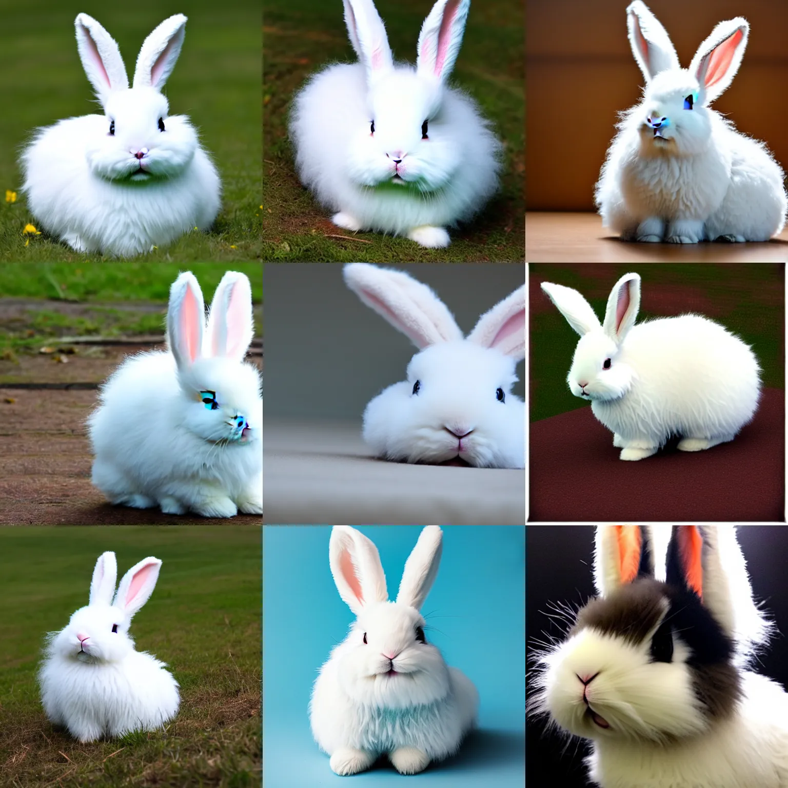 Image similar to a fluffy bunny