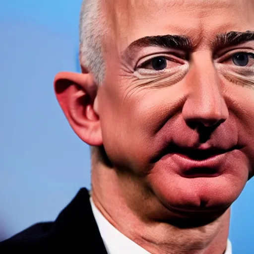 Image similar to photo of Jeff Bezos with beard and long hair